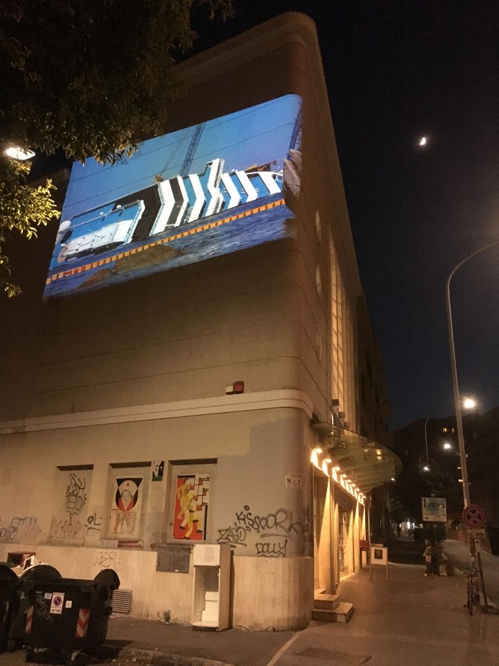 L’alterità e il paesaggio: i film sperimentali di Marco G. Ferrari, Nuovo Cinema Aquila, Rome, Italy, 2017. View of Ferragosto, 2013.
