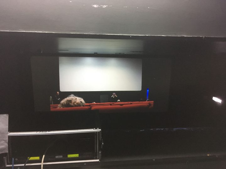 L’alterità e il paesaggio: i film sperimentali di Marco G. Ferrari, Nuovo Cinema Aquila, Rome, Italy, 2017. View of Spazio comune (lavoro in corso), 2017.