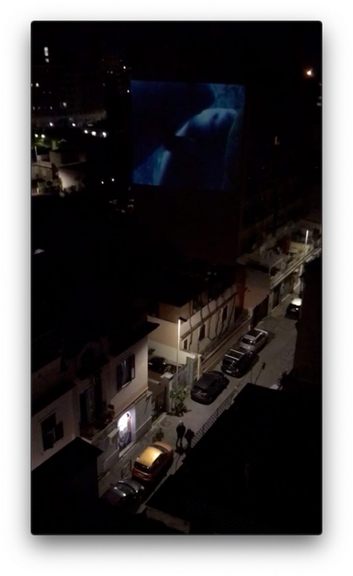 Marco G. Ferrari projection, Marco Asilo: La Casa Ospitale; Home Performances (for the broken hearts), Rome, 2-14-2020, presented by Rigenera.