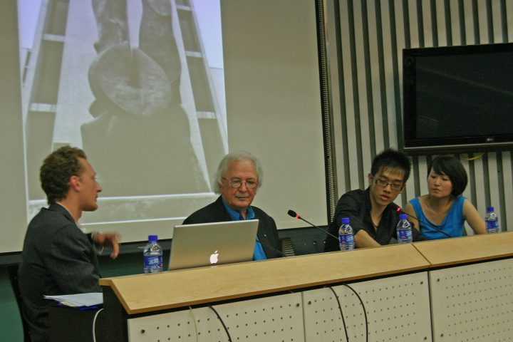 Virginio Ferrari, Visual Arts Gallery, College of Art and Design, Beijing University of Technology, China, September 15–16, 2010, solo exhibit. Artist talk with students.