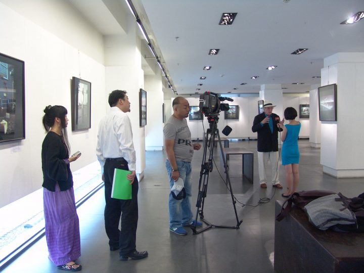 Virginio Ferrari, Visual Arts Gallery, College of Art and Design, Beijing University of Technology, China, September 15–16, 2010, solo exhibit. Opening reception.